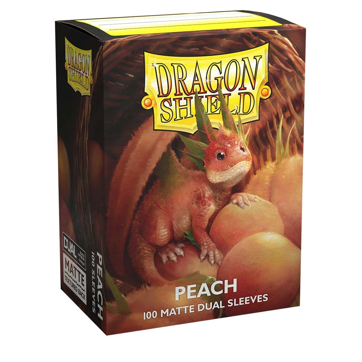 Dragon Shield | Standard Size Sleeves | 100ct | Peach (Dual Matte)