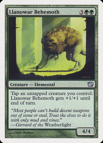 Llanowar Behemoth [Ninth Edition]