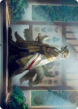Light-Paws, Emperor's Voice Art Card [Kamigawa: Neon Dynasty Art Series]