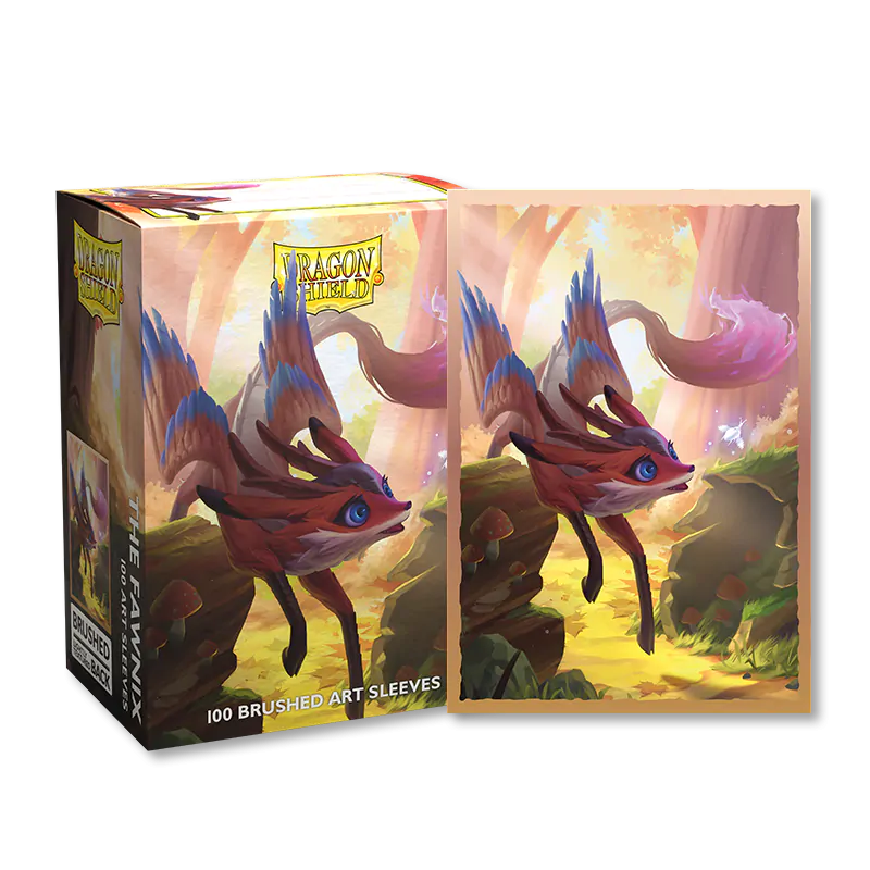 Dragon Shield | Standard Size Sleeves | 100ct | The Fawnix (Art Brushed)