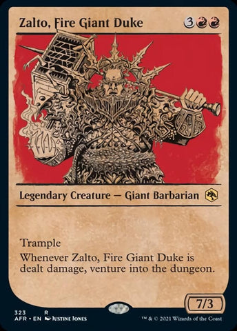Zalto, Fire Giant Duke (Showcase) [Dungeons & Dragons: Adventures in the Forgotten Realms]