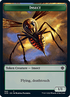Insect // Cat Beast Double-Sided Token [Starter Commander Decks]