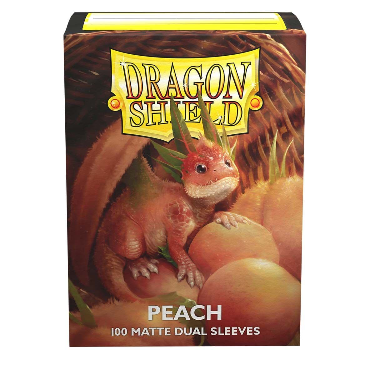 Dragon Shield | Standard Size Sleeves | 100ct | Peach (Dual Matte)