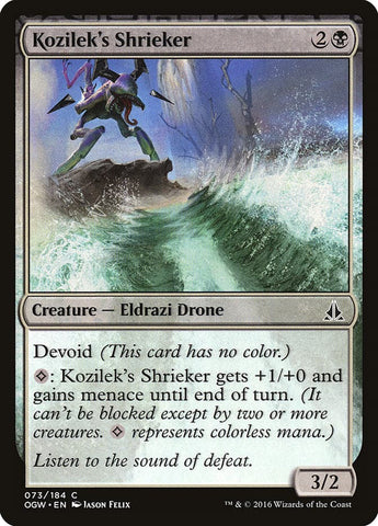 Kozilek's Shrieker [Oath of the Gatewatch]