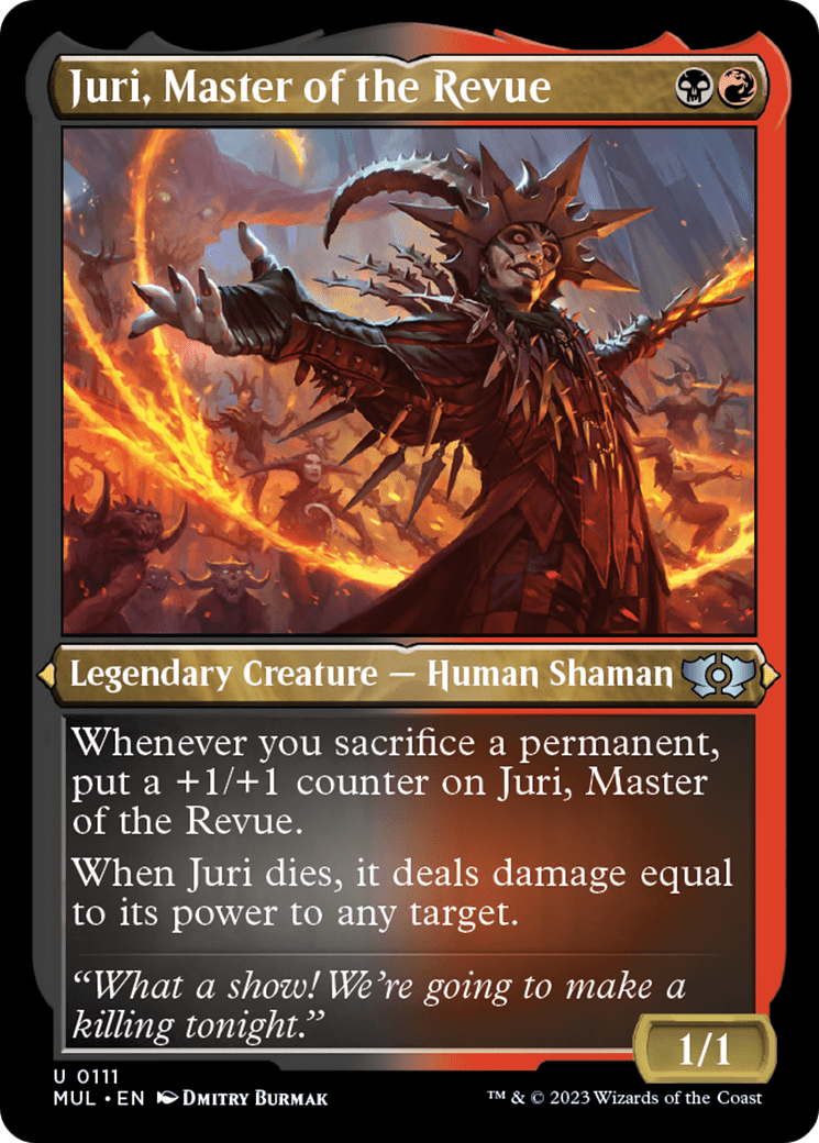 Juri, Master of the Revue (Foil Etched) [Multiverse Legends]