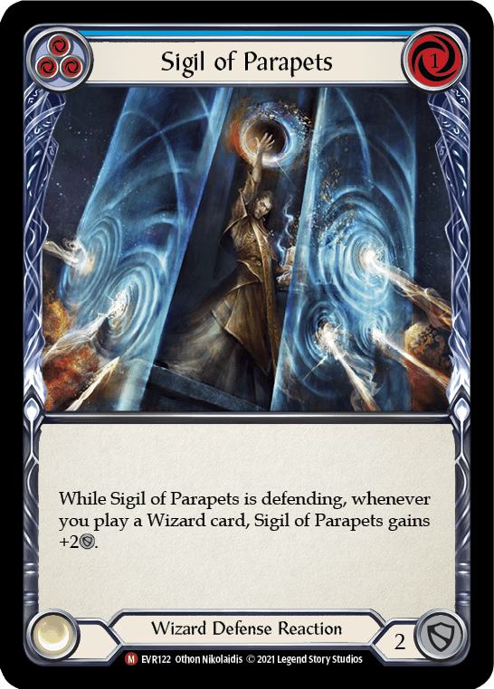 Sigil of Parapets [EVR122] (Everfest)  1st Edition Rainbow Foil