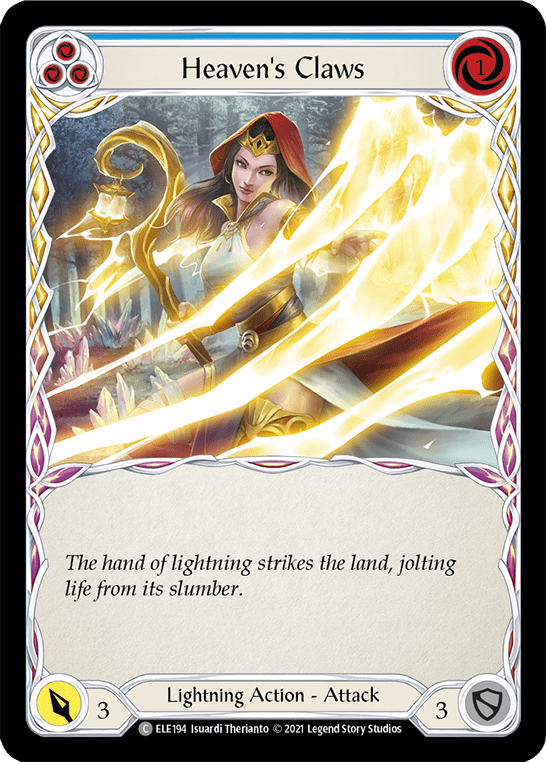 Heaven's Claws (Blue) [ELE194] (Tales of Aria)  1st Edition Normal