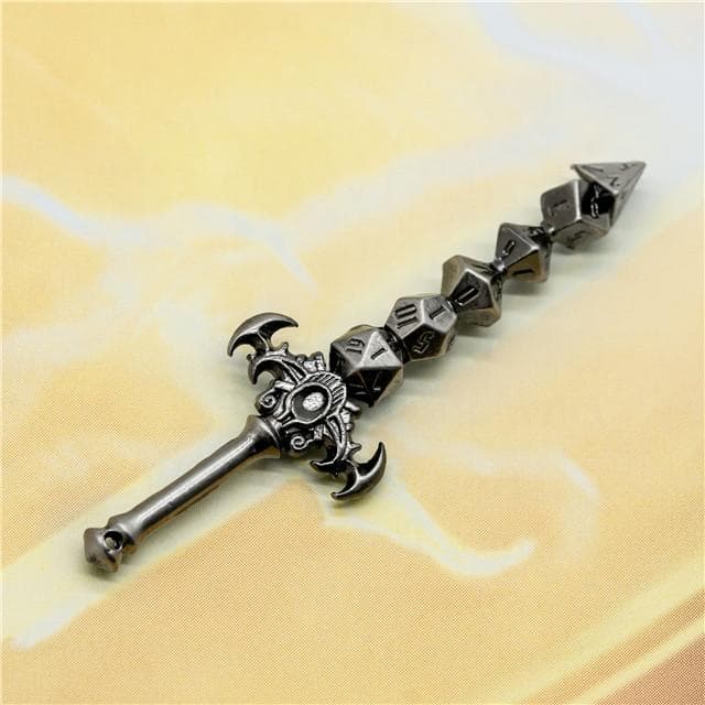 Pendant | "Holy Avenger" Dice Sword | Silver