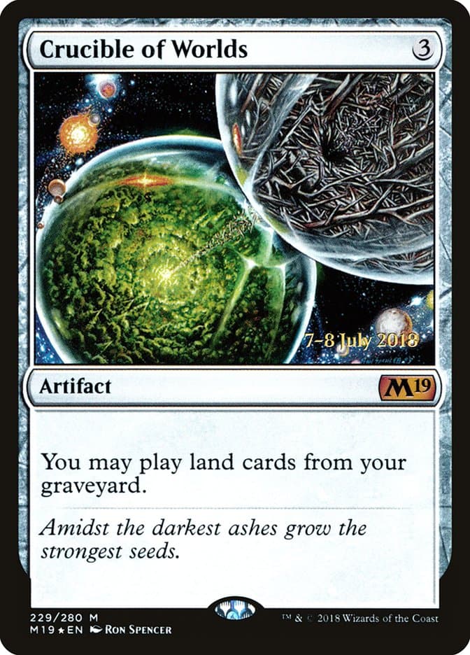 Crucible of Worlds [Core Set 2019 Prerelease Promos]