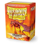 Dragon Shield | Standard Size Sleeves | 100ct | Orange (Matte)