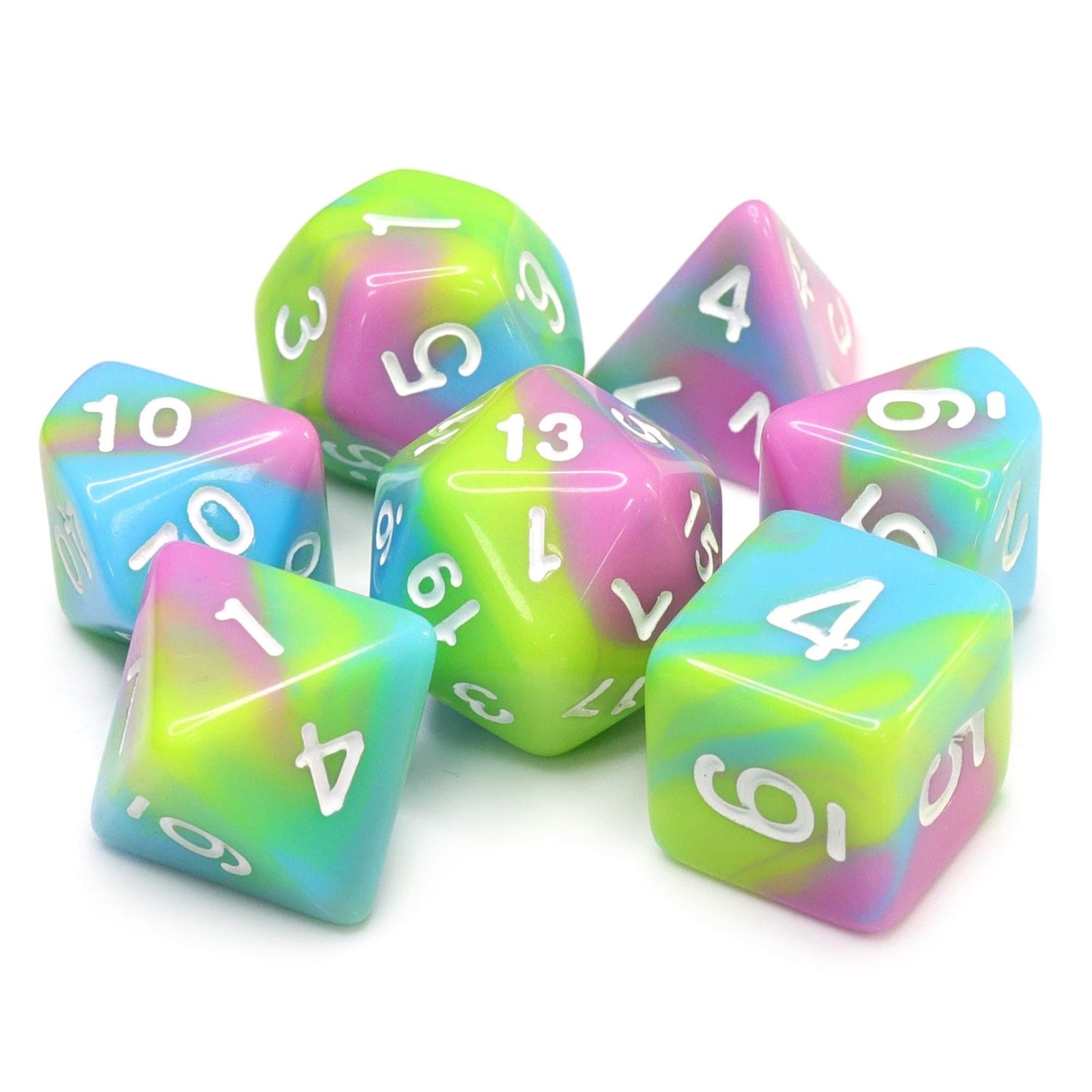RPG Dice | "Paddle Pop" | Set of 7