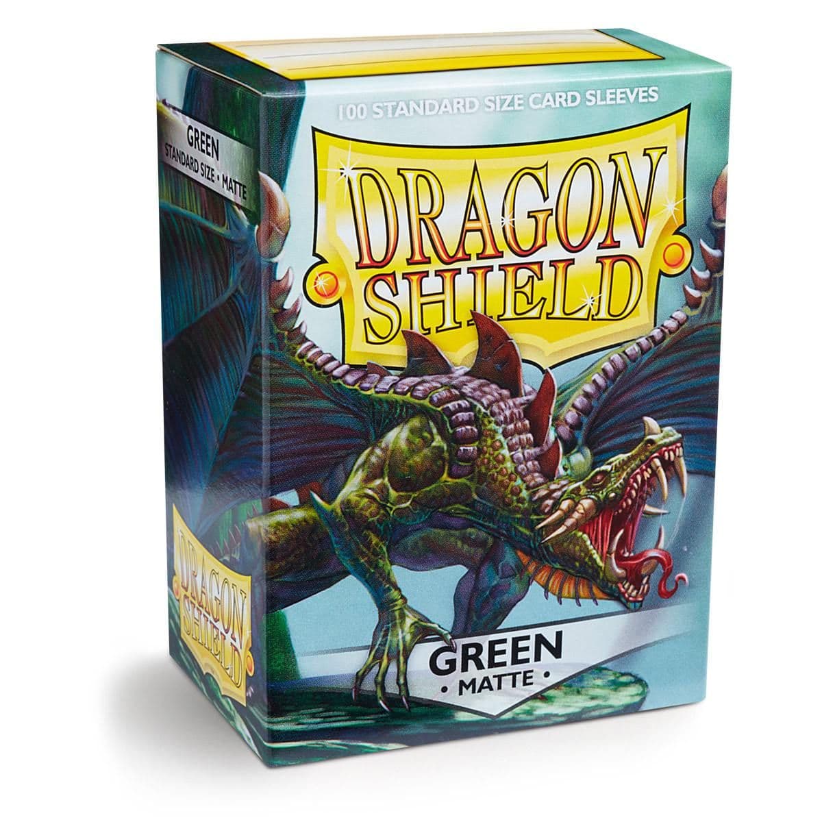 Dragon Shield | Standard Size Sleeves | 100ct | Green (Matte)