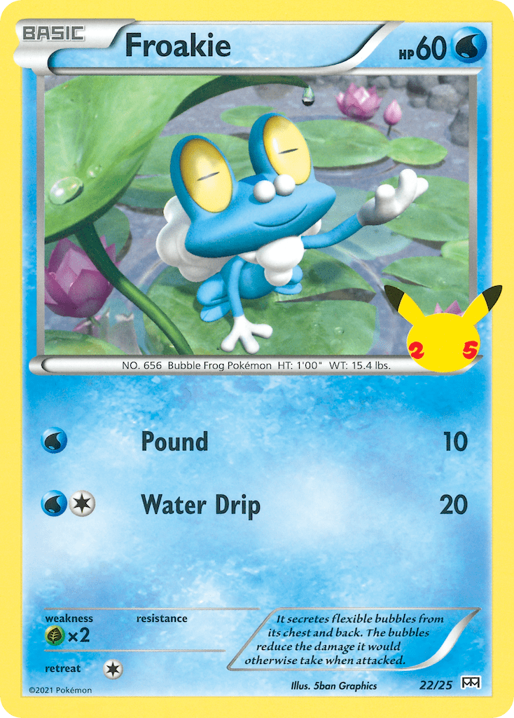 Froakie (22/25) [McDonald's 25th Anniversary]