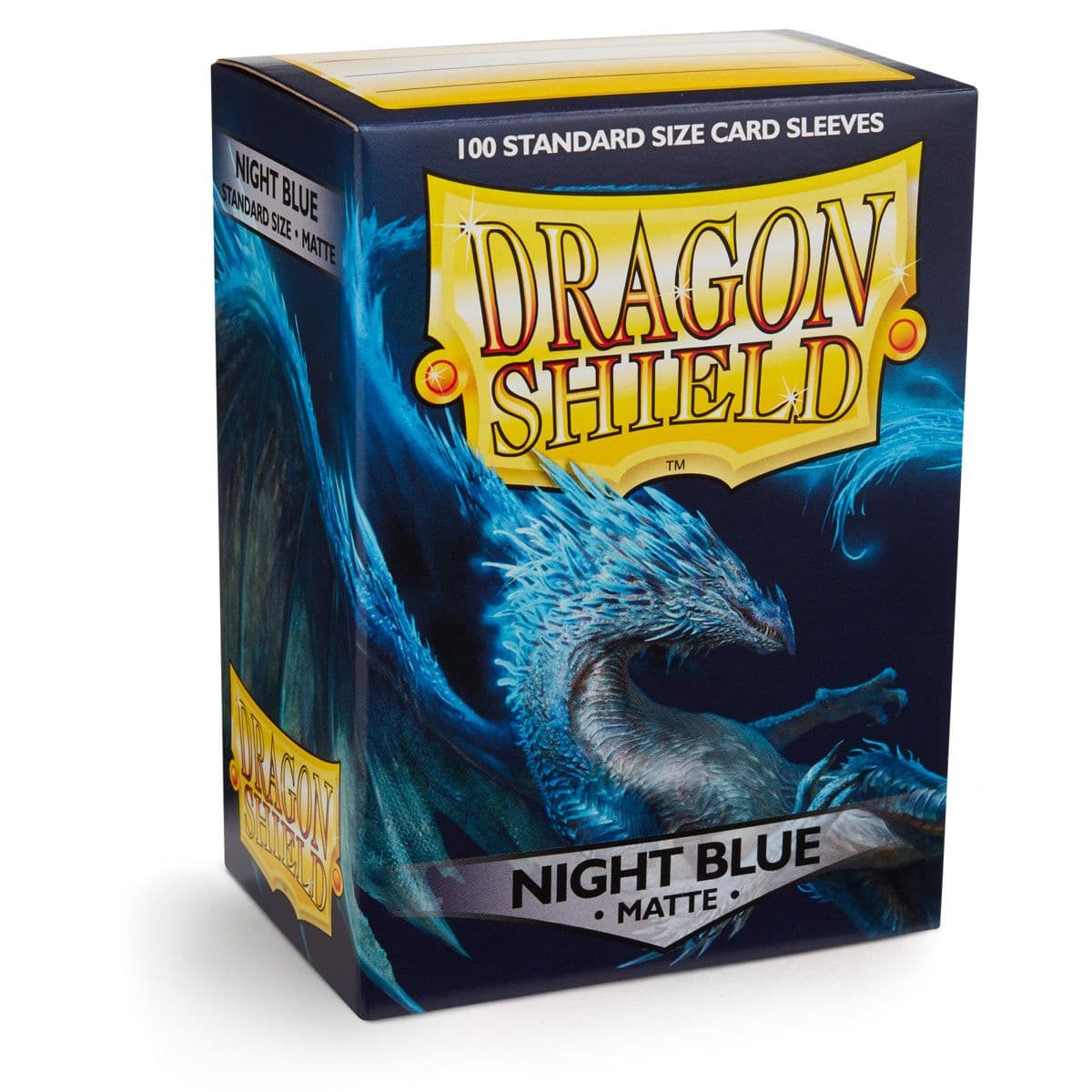 Dragon Shield | Standard Size Sleeves | 100ct | Night Blue Botan (Matte)