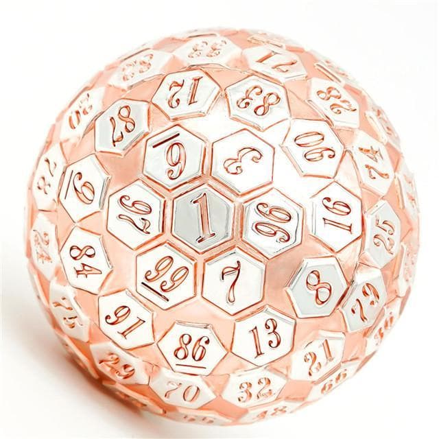 Metal Dice | d100 "Rose Gold" Plated