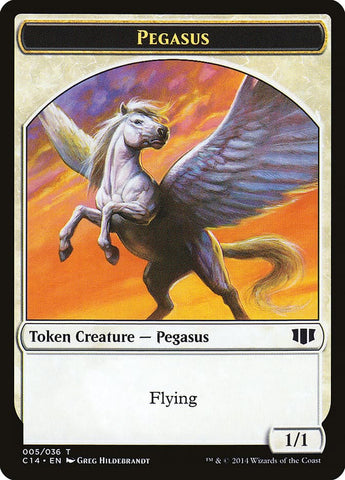 Kor Soldier // Pegasus Double-Sided Token [Commander 2014 Tokens]