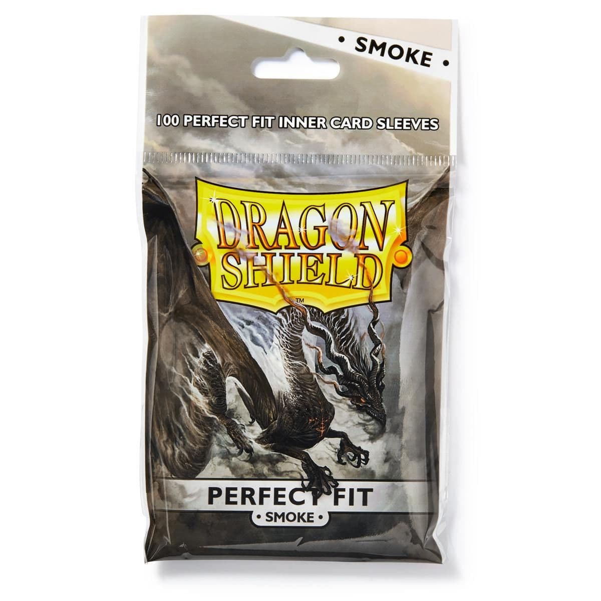 Dragon Shield | Standard Size Inner Sleeves | 100ct | Smoke (Perfect Fit)