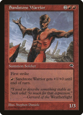 Sandstone Warrior [Tempest]