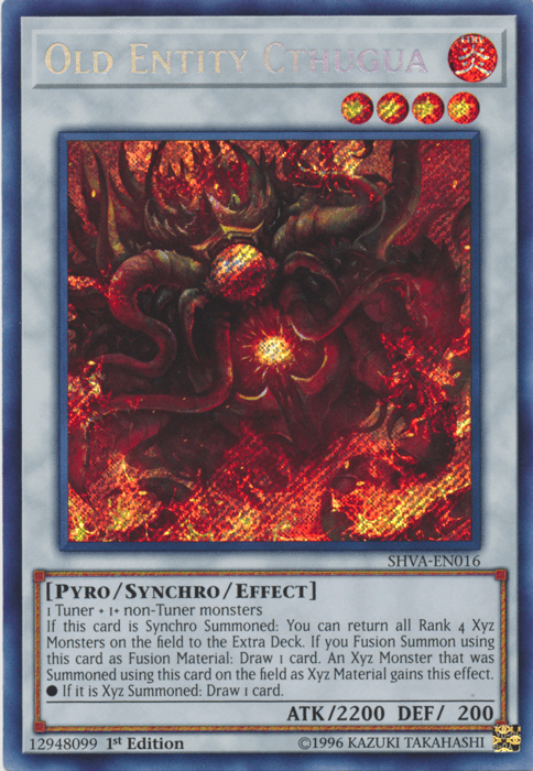 Old Entity Cthugua [SHVA-EN016] Secret Rare
