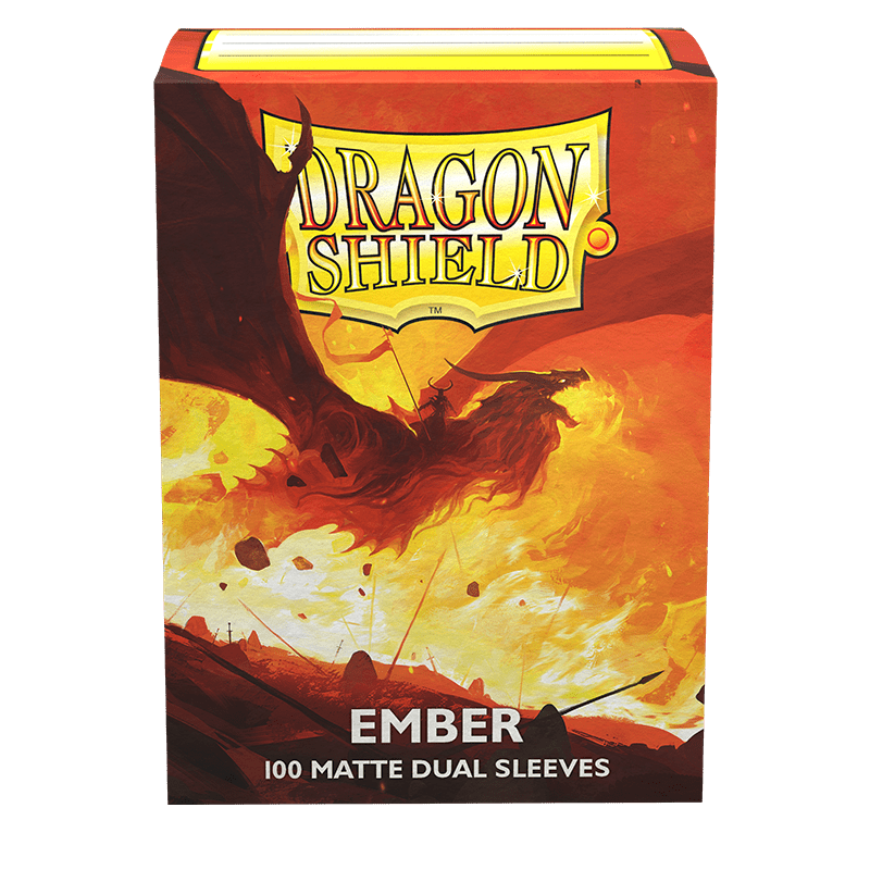 Dragon Shield | Standard Size Sleeves | 100ct | Ember (Dual Matte)
