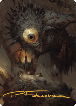 Nothic Art Card (Gold-Stamped Signature) [Commander Legends: Battle for Baldur's Gate Art Series]