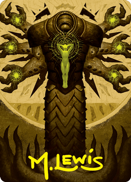 Inquisition of Kozilek Art Card (Gold-Stamped Signature) [Strixhaven: School of Mages Art Series]