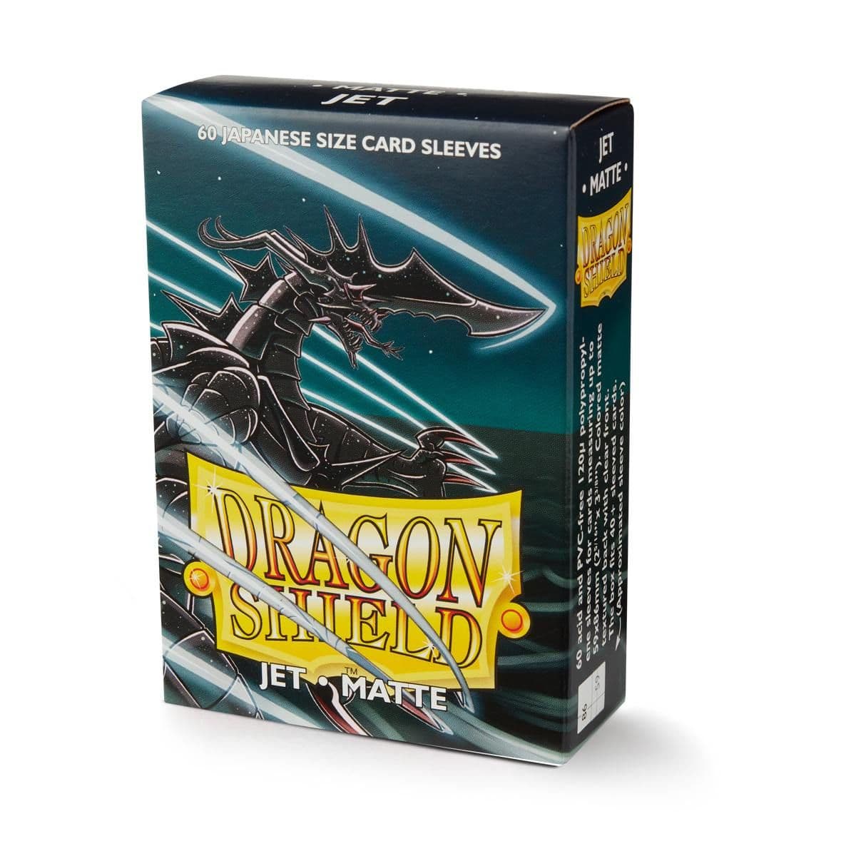 Dragon Shield | Japanese Size Sleeves | 60ct | Jet (Matte)