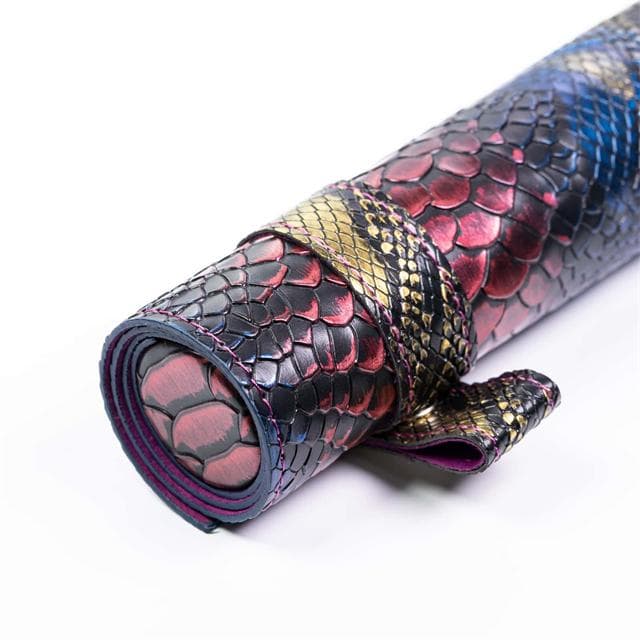 Foldable Dice Mat & Case | Rainbow Dragon Scale (A10)