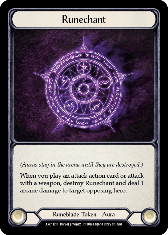 Runechant // Nebula Blade [ARC112-T // ARC077-T] 1st Edition Normal