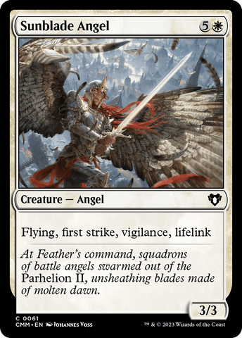 Sunblade Angel [Commander Masters]