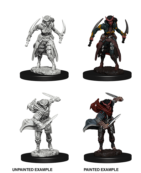 D&D Nolzur's Marvelous Miniatures | Tiefling Rogue (Female - B)