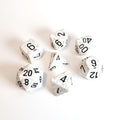 Chessex | Polyhedral Dice Set | Acrylic | Speckled Arctic Camo/black (CHX 25311)
