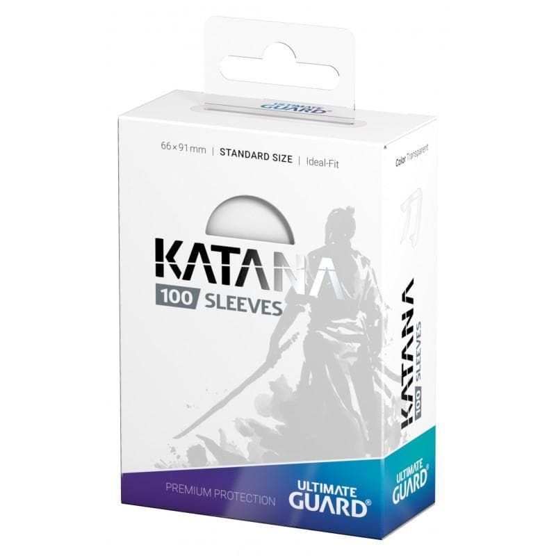 Katana Sleeves Standard Size 100ct | Transparent