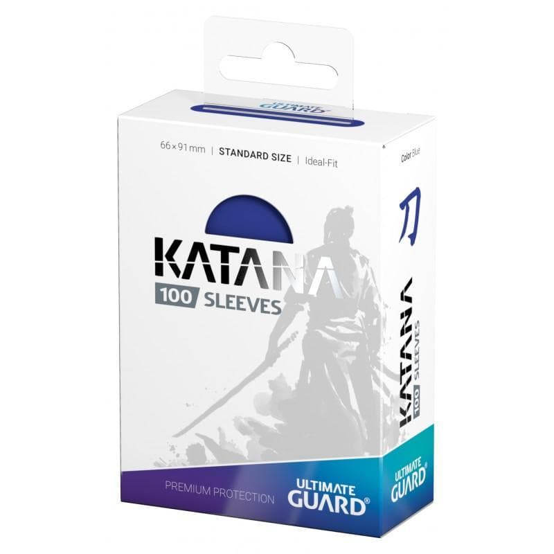 Ultimate Guard: Katana | Standard Size Sleeves | 100ct | Blue (Matte)