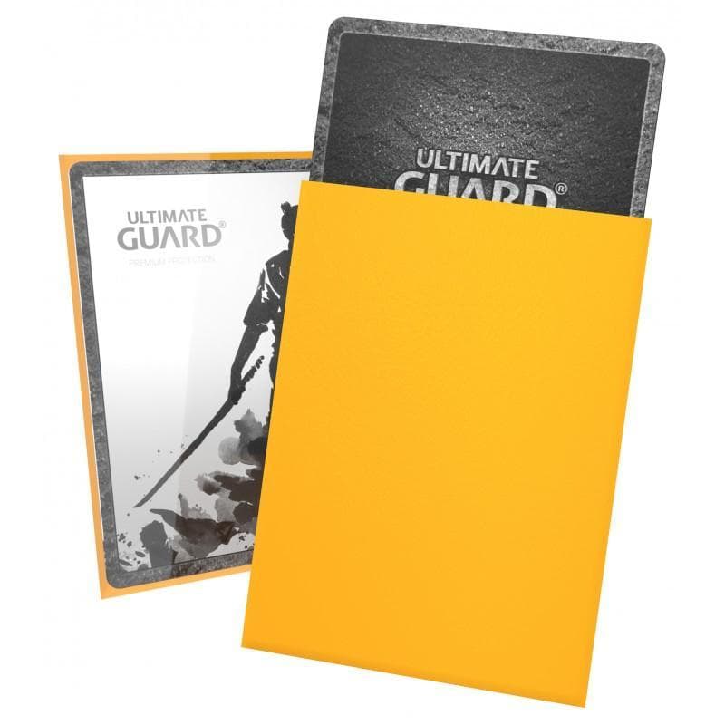 Ultimate Guard: Katana | Standard Size Sleeves | 100ct | Yellow (Matte)