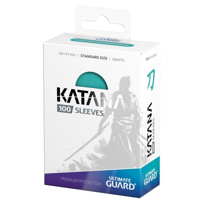 Ultimate Guard: Katana | Standard Size Sleeves | 100ct | Turquoise (Matte)