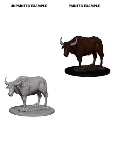 WizKids Deep Cuts Unpainted Miniatures Oxen