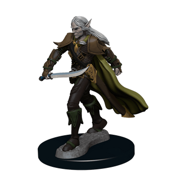 Pathfinder Battles | Masculine Elf Fighter | Premium Painted Figure