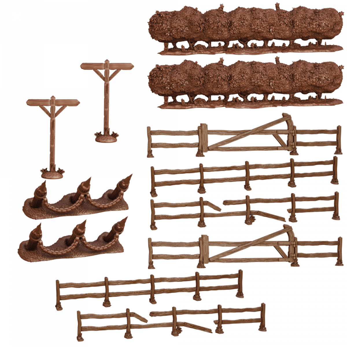 TerrainCrate Battlefield Fences & Hedges