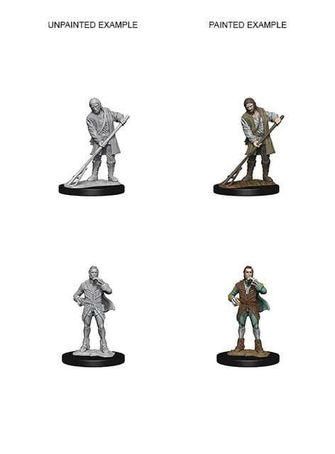 Pathfinder Battles: Deep Cuts Miniatures | Towns People (Farmer/Aristocrat)