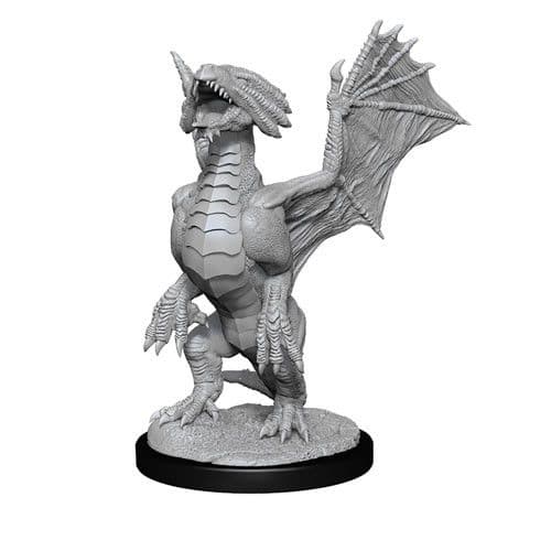 D&D | Bronze Dragon Wyrmling & Pile of Sea Found Treasure | Nolzur's Marvelous Miniatures (Unpainted)