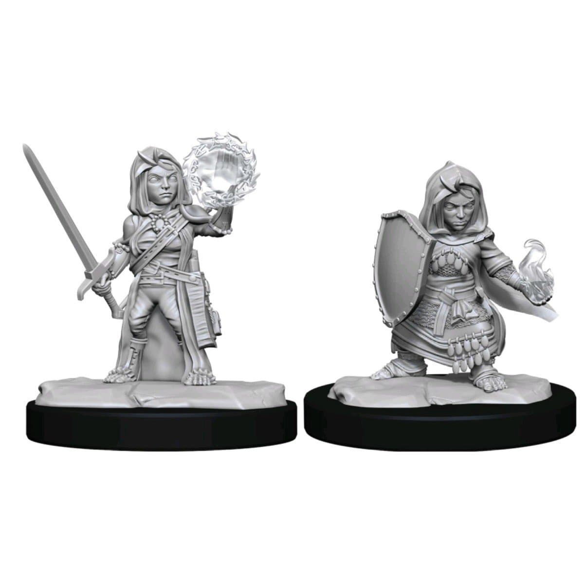 Pathfinder Battles: Deep Cuts Miniatures | Halfling Cleric (Female)